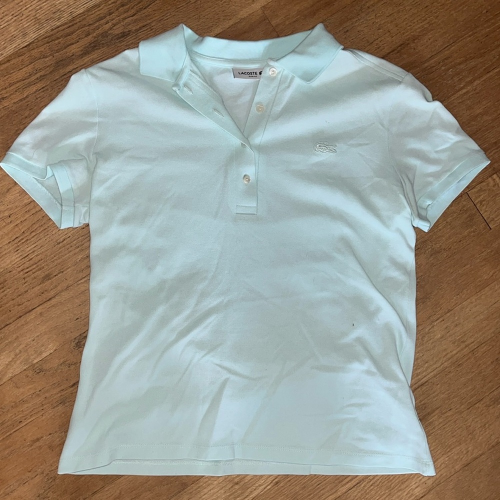 Lacoste Womens Slim fit SEAFOAM